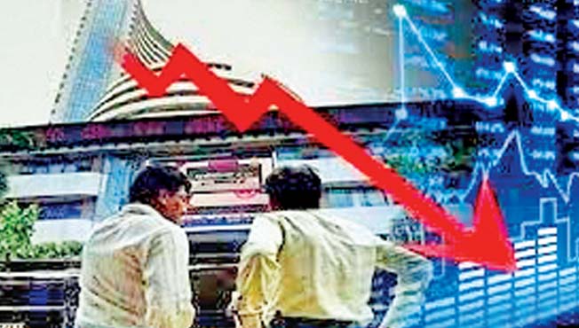 Sensex falls 468.91 points