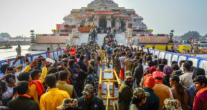 Tourists flock to Ayodhya