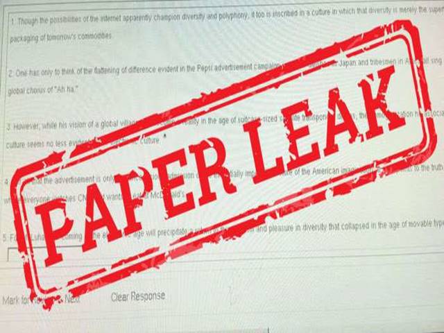 NEET question papers being leaked