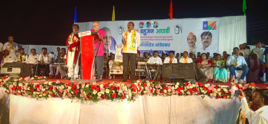 Prakash Ambedkar’s Public Meeting at Kurankhed (Akola) : मुस्लीम मतदारांना ‘वंचित’चा पर्याय; महाआघाडीला धास्ती –  प्रकाश आंबेडकर