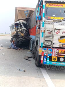 Accident on Samriddhi Highway