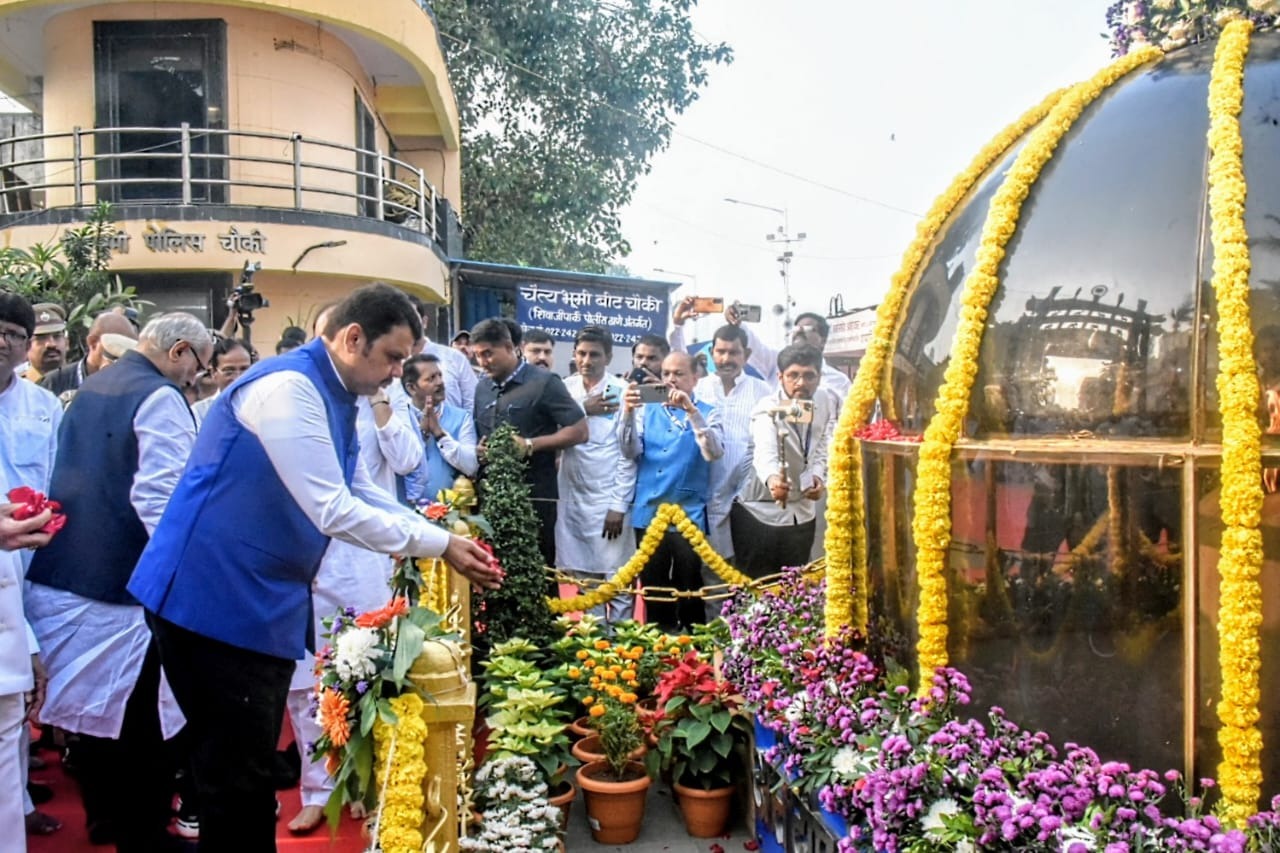 Bhimsagar surges over Chaityabhoomi