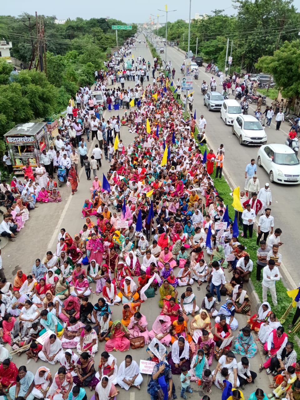 Christian community marches
