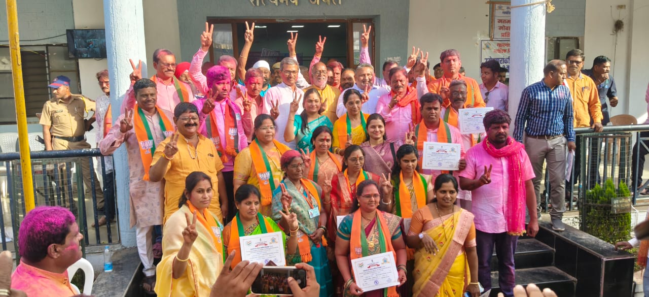 खामगावात भाजपच ठरला खरा धुरंधर : नगराध्यक्षपदासह 29 जागांवर मिळाविला एकहाती विजय